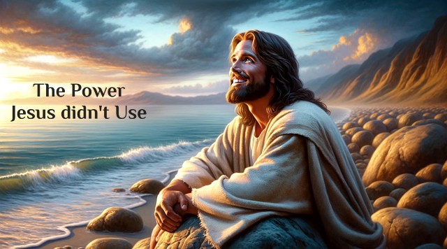 The Power Jesus didn’t Use